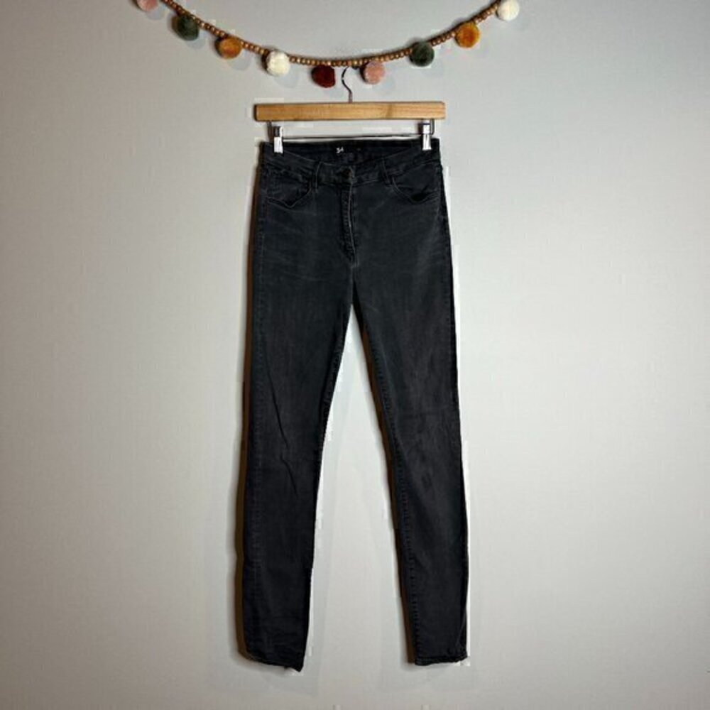 3x1 washed black skinny jeans